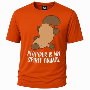 Platypus Is My Spirit Animal Funny Platypus Gift Cooling Performance Crew T-Shirt