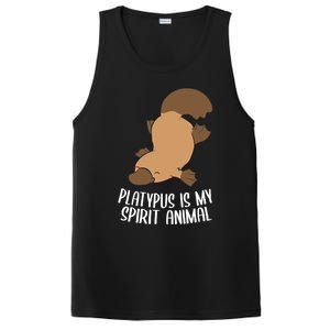 Platypus Is My Spirit Animal Funny Platypus Gift PosiCharge Competitor Tank