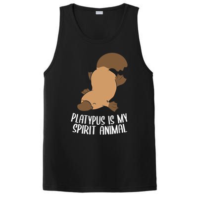 Platypus Is My Spirit Animal Funny Platypus Gift PosiCharge Competitor Tank