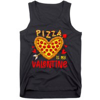 Pizza Is My Valentine Funny Valentines Day Tank Top