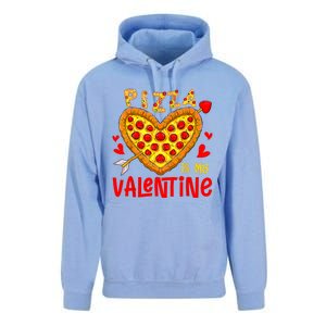 Pizza Is My Valentine Funny Valentines Day Unisex Surf Hoodie