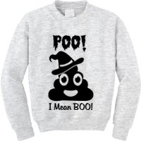 Poo I Mean Boo Kids Sweatshirt