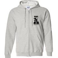 Poo I Mean Boo Full Zip Hoodie