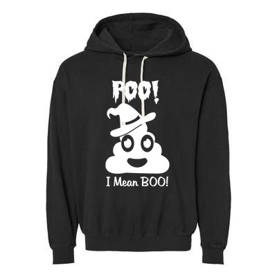 Poo I Mean Boo Garment-Dyed Fleece Hoodie