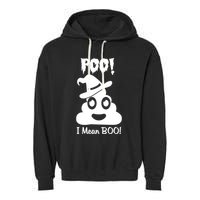 Poo I Mean Boo Garment-Dyed Fleece Hoodie
