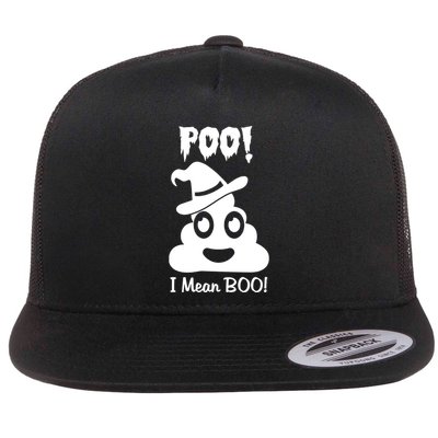 Poo I Mean Boo Flatbill Hat