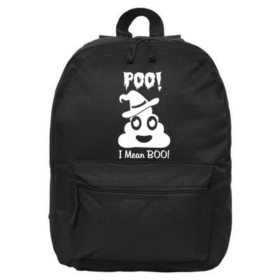 Poo I Mean Boo 16 in Basic Backpack