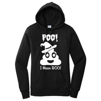 Poo I Mean Boo Women's Pullover Hoodie