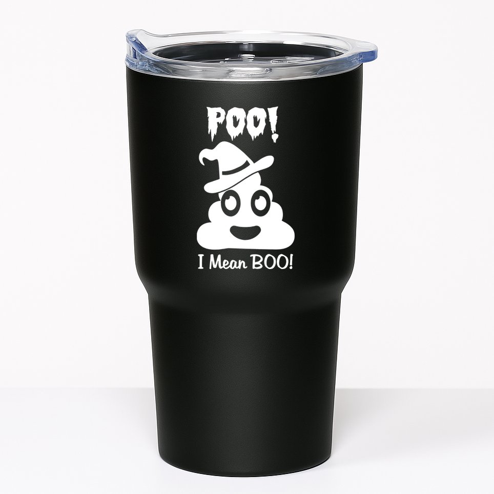 Poo I Mean Boo Tumbler