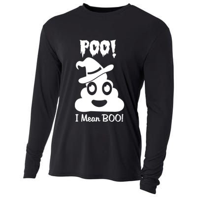 Poo I Mean Boo Cooling Performance Long Sleeve Crew