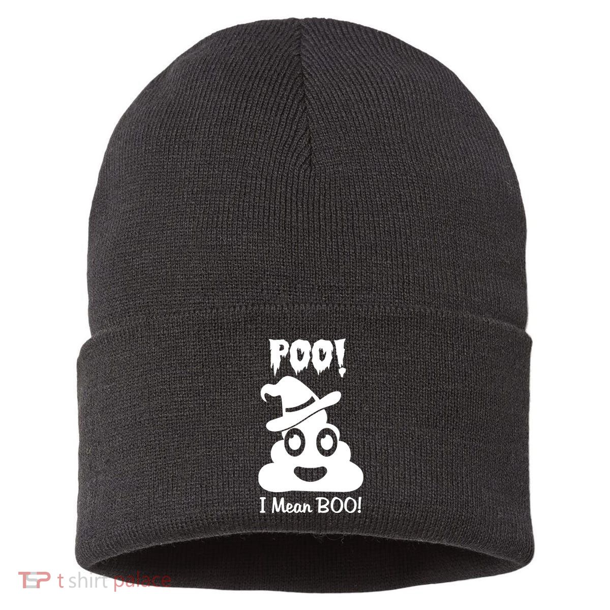 Poo I Mean Boo Sustainable Knit Beanie