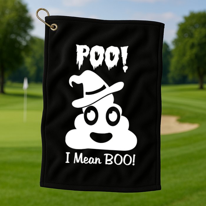 Poo I Mean Boo Golf Towel
