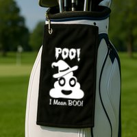 Poo I Mean Boo Golf Towel