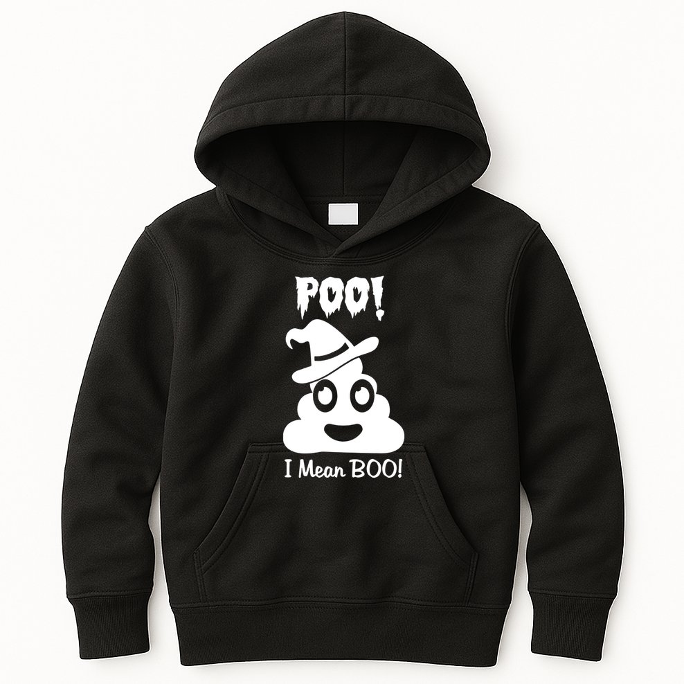 Poo I Mean Boo Kids Hoodie