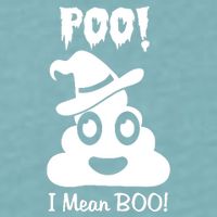 Poo I Mean Boo Sueded Cloud Jersey T-Shirt