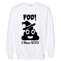 Poo I Mean Boo Garment-Dyed Sweatshirt