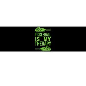 Pickleball is My Therapy Pickleball Paddle spots Bumper Sticker