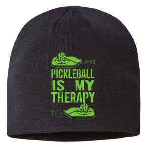 Pickleball is My Therapy Pickleball Paddle spots Sustainable Beanie