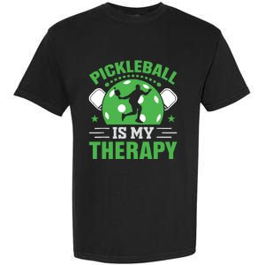 Pickleball Is My Therapy Garment-Dyed Heavyweight T-Shirt