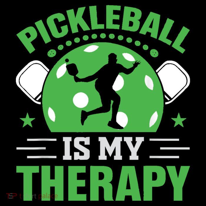 Pickleball Is My Therapy Sustainable Bucket Hat