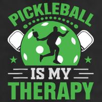 Pickleball Is My Therapy Adult Drive Performance Visor
