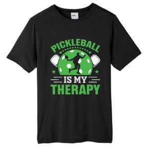 Pickleball Is My Therapy Tall Fusion ChromaSoft Performance T-Shirt