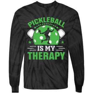 Pickleball Is My Therapy Tie-Dye Long Sleeve Shirt