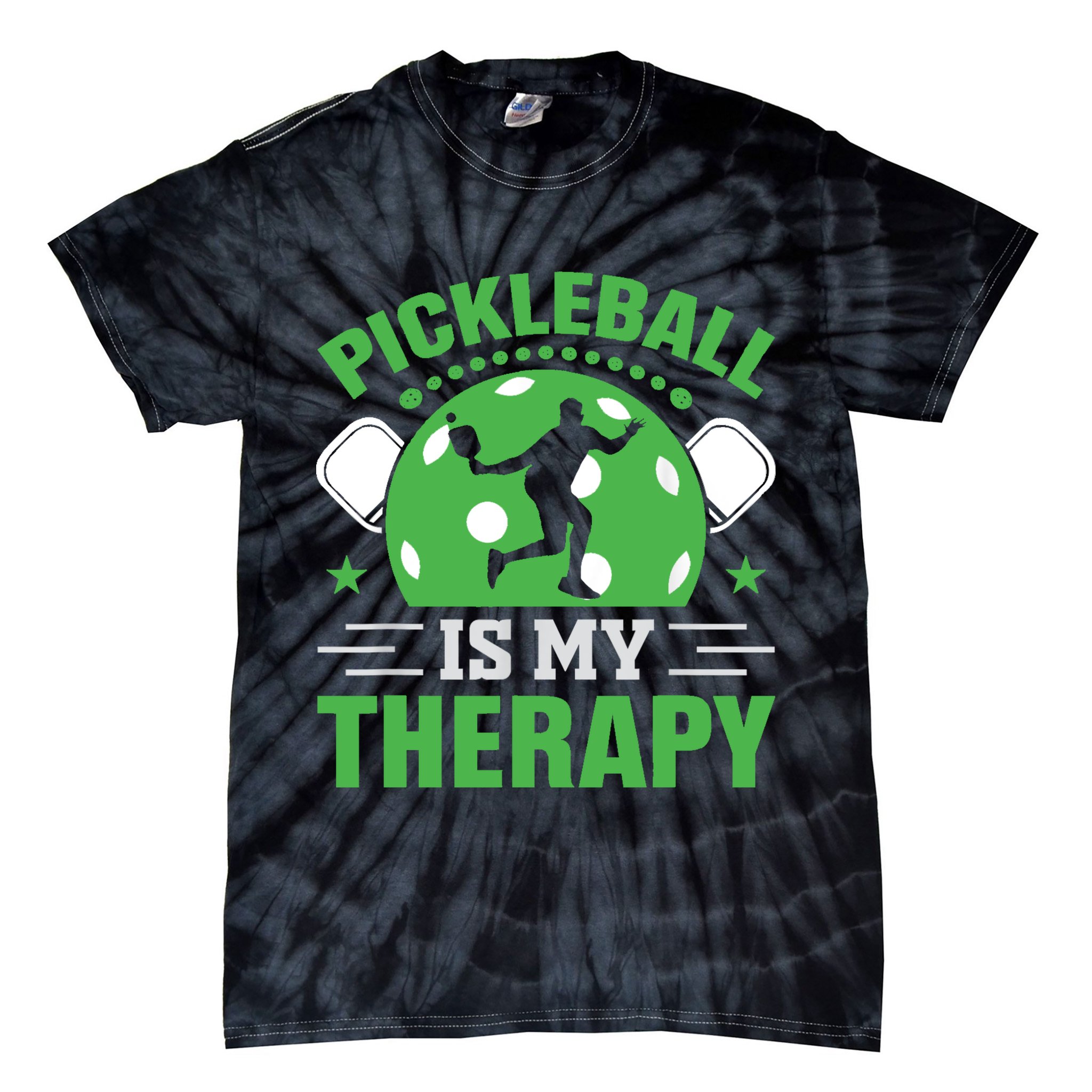 Pickleball Is My Therapy Tie-Dye T-Shirt