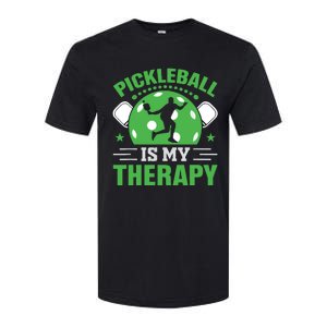 Pickleball Is My Therapy Softstyle CVC T-Shirt