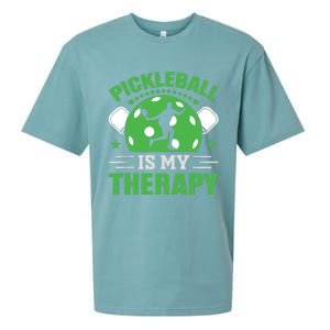 Pickleball Is My Therapy Sueded Cloud Jersey T-Shirt