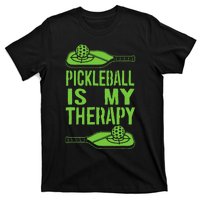 Pickleball is My Therapy. Funny Pickleball Paddle T-Shirt