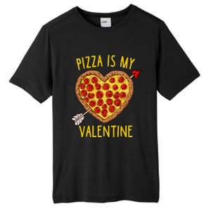 Pizza Is My Valentine Funny Valentines Day Gift Tall Fusion ChromaSoft Performance T-Shirt