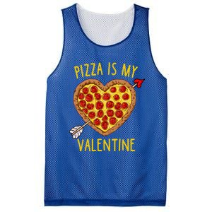 Pizza Is My Valentine Funny Valentines Day Gift Mesh Reversible Basketball Jersey Tank