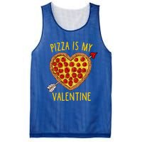 Pizza Is My Valentine Funny Valentines Day Gift Mesh Reversible Basketball Jersey Tank