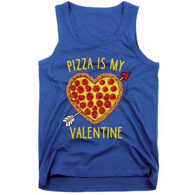 Pizza Is My Valentine Funny Valentines Day Gift Tank Top