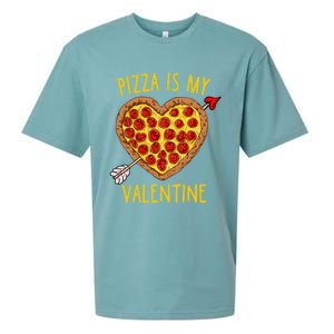 Pizza Is My Valentine Funny Valentines Day Gift Sueded Cloud Jersey T-Shirt