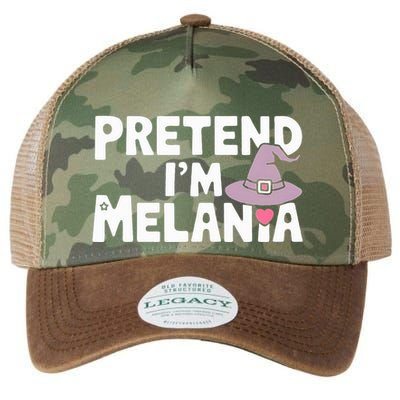 Pretend IM Melania Easy Halloween Costume Trump 2024 Legacy Tie Dye Trucker Hat
