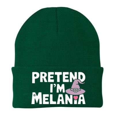 Pretend IM Melania Easy Halloween Costume Trump 2024 Knit Cap Winter Beanie