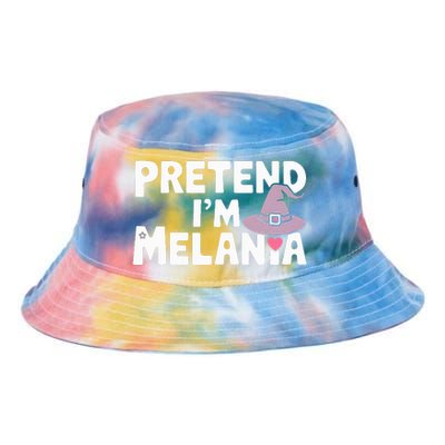 Pretend IM Melania Easy Halloween Costume Trump 2024 Tie Dye Newport Bucket Hat