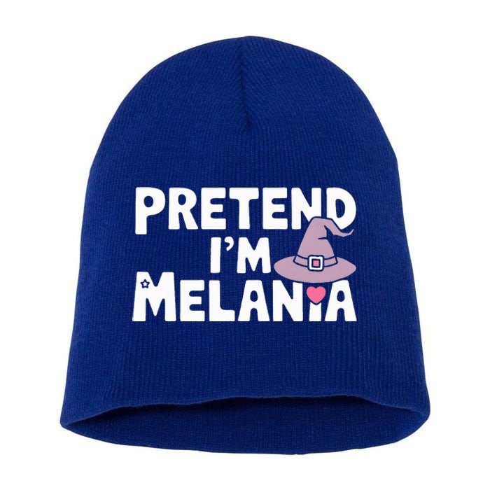 Pretend IM Melania Easy Halloween Costume Trump 2024 Short Acrylic Beanie