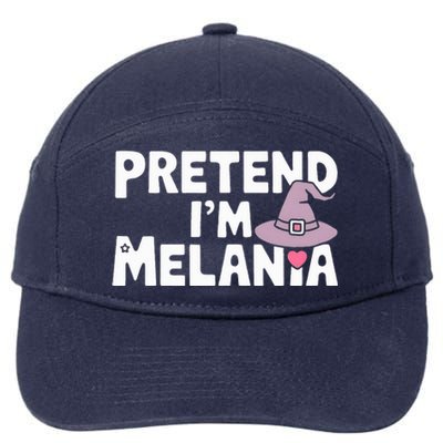 Pretend IM Melania Easy Halloween Costume Trump 2024 7-Panel Snapback Hat