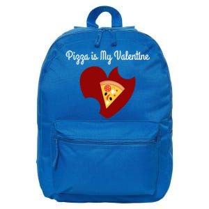 Pizza Is My Valentine Funny Valentines Day Pizza Heart Funny Gift 16 in Basic Backpack