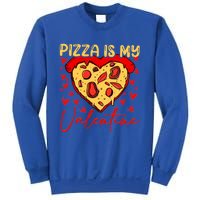 Pizza Is My Valentine Heart Funny Valentines Day Funny Gift Sweatshirt