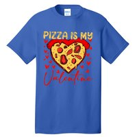 Pizza Is My Valentine Heart Funny Valentines Day Funny Gift Tall T-Shirt