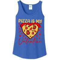 Pizza Is My Valentine Heart Funny Valentines Day Funny Gift Ladies Essential Tank