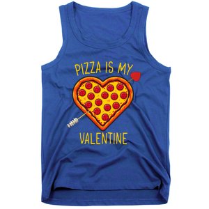 Pizza Is My Valentine Heart Pepperoni Lover Valentines Day Gift Tank Top