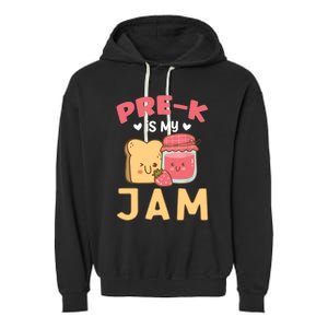 Pre-K is my Jam | Funny Back to Shcool Garment-Dyed Fleece Hoodie