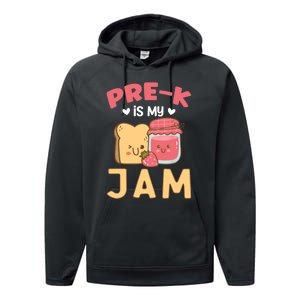 Pre-K is my Jam | Funny Back to Shcool Performance Fleece Hoodie