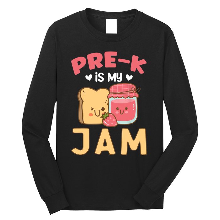 Pre-K is my Jam | Funny Back to Shcool Long Sleeve Shirt