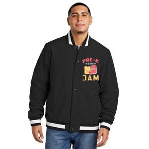 Pre-K is my Jam | Funny Back to Shcool Insulated Varsity Jacket